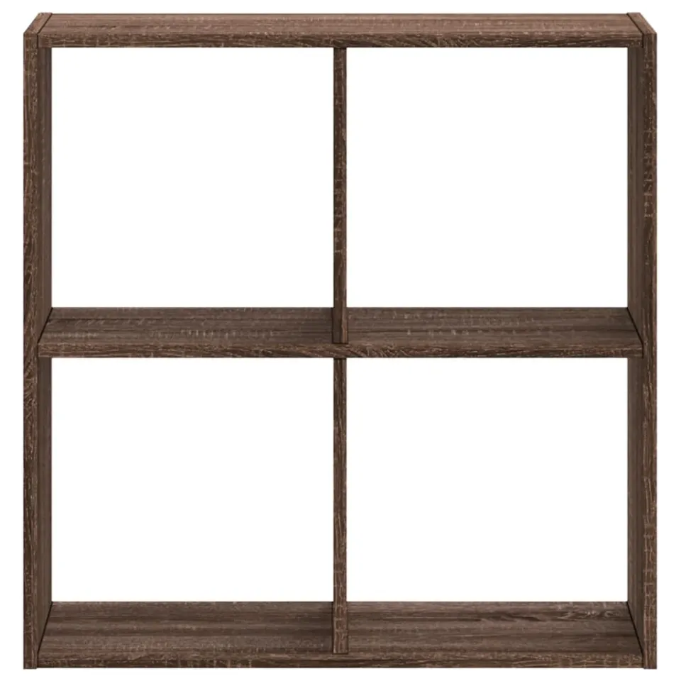 vidaXL Boekenkast 68,5x32x68,5 cm bewerkt hout bruin eikenkleur, foto 4