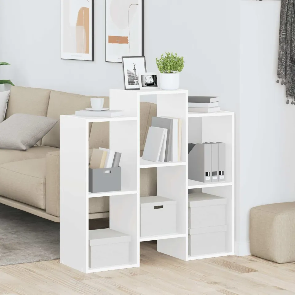 vidaXL Dressoir Wit 90 x 30 x 90 cm, foto 4