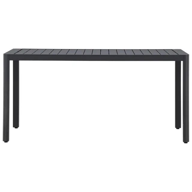 Nest of Nora Aluminium tuintafel Liva - rechthoekig 150x85 - Weerbestendig - Zwart