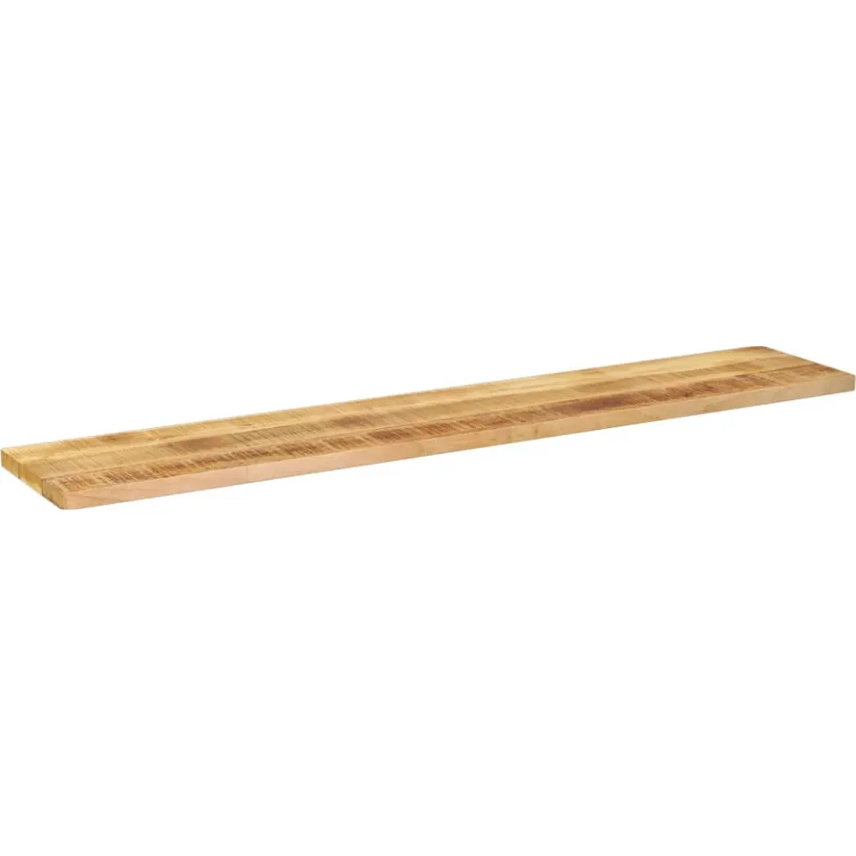 vidaXL Tafelblad rechthoekig 140x20x2,5 cm massief ruw mangohout Bruin