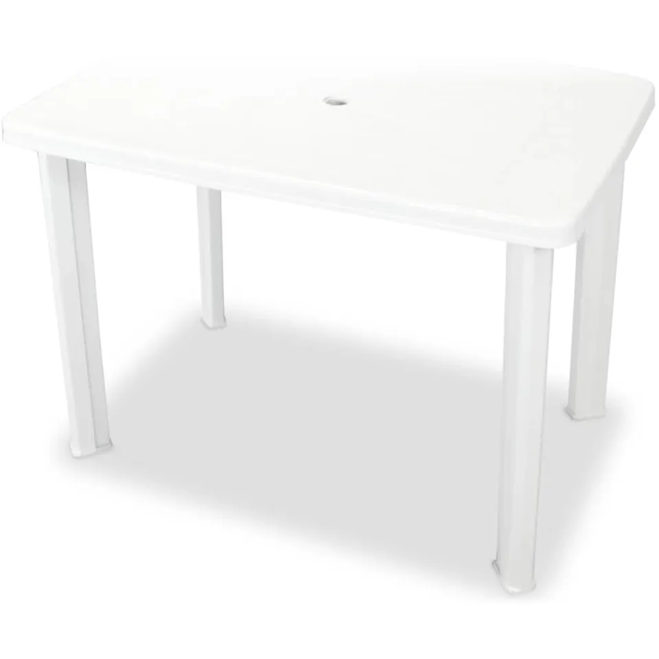 vidaXL 3-delige Bistroset kunststof wit, foto 2