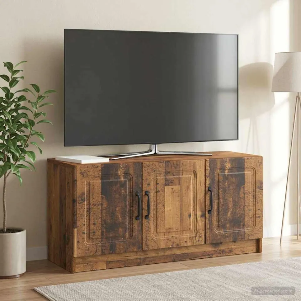 vidaXL TV-kast Oud hout 99 x 34,5 x 47 cm Bewerkt hout bruin, foto 4
