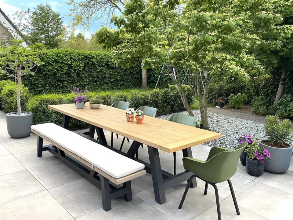 Hartman tuinmeubelen Hartman Sophie Element dining tuinstoel groen, foto 4