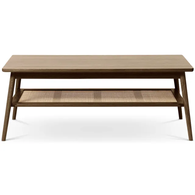 Olivine Boas houten salontafel gerookt eiken - 120 x 60 cm, foto 2