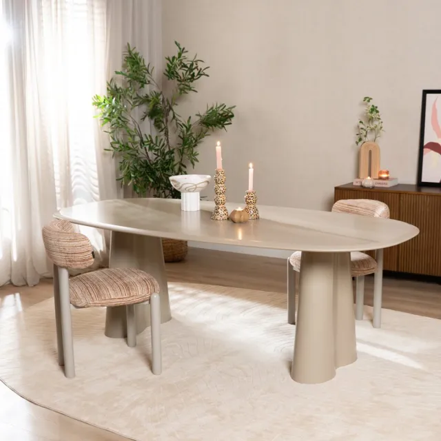 Bronx71 Eetkamertafel Cosmo 220 x 110 cm taupe