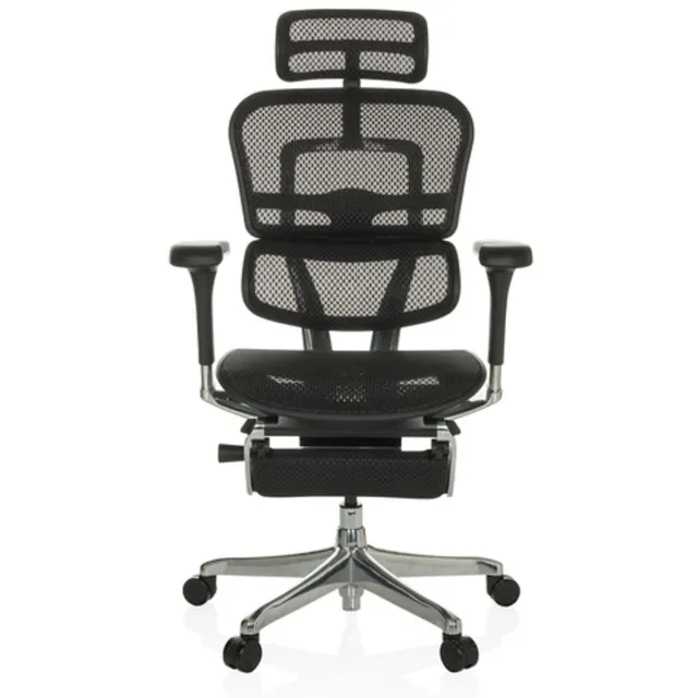 hjh office Bureaustoel / Directiestoel ERGOHUMAN PLUS LEGPRO GEN2 Netstof zwart hjh OFFICE