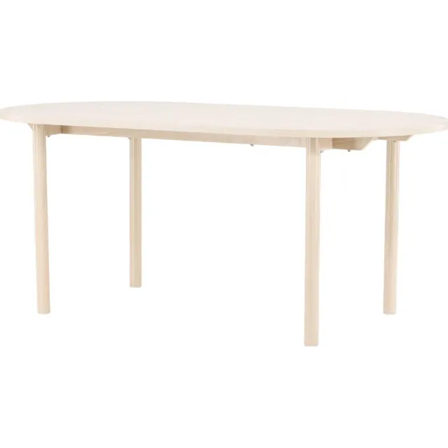 Nest of Nora Eettafel rechthoekig 180 x 90 - Witwash Gebroken wit