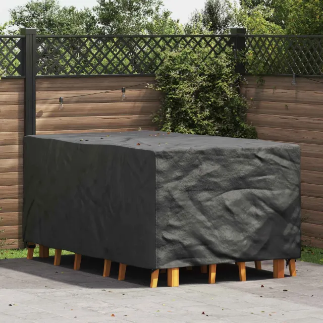 vidaXL Meubelhoes Effen Zwart 143 x 225 x 90 cm