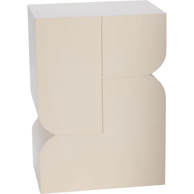 Home & Styling Collection Home Styling Collection - Bijzettafel - HULP TAFEL HUE, 30,5 x 20 x 42,5 cm - beige