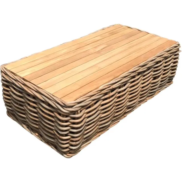 AVH-Collectie Sumatra lounge tuintafel naturel rotan - teak