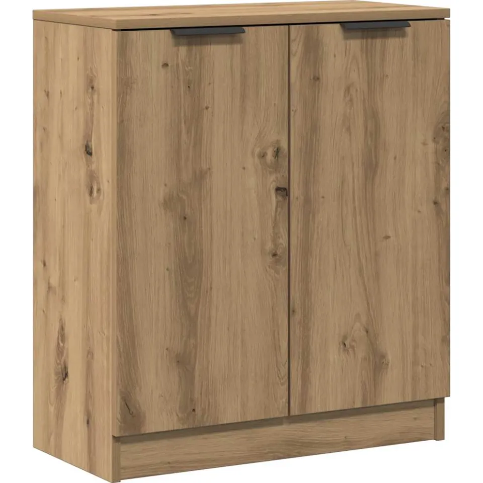 vidaXL Dressoir 60x30x70 cm bewerkt hout artisanaal eikenkleurig, foto 3