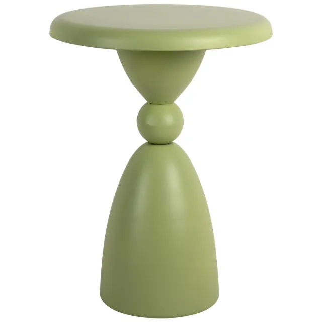 Leitmotiv Bijzettafel Folly Outdoor - Grijsjade - Ø34cm - Scandinavisch Groen