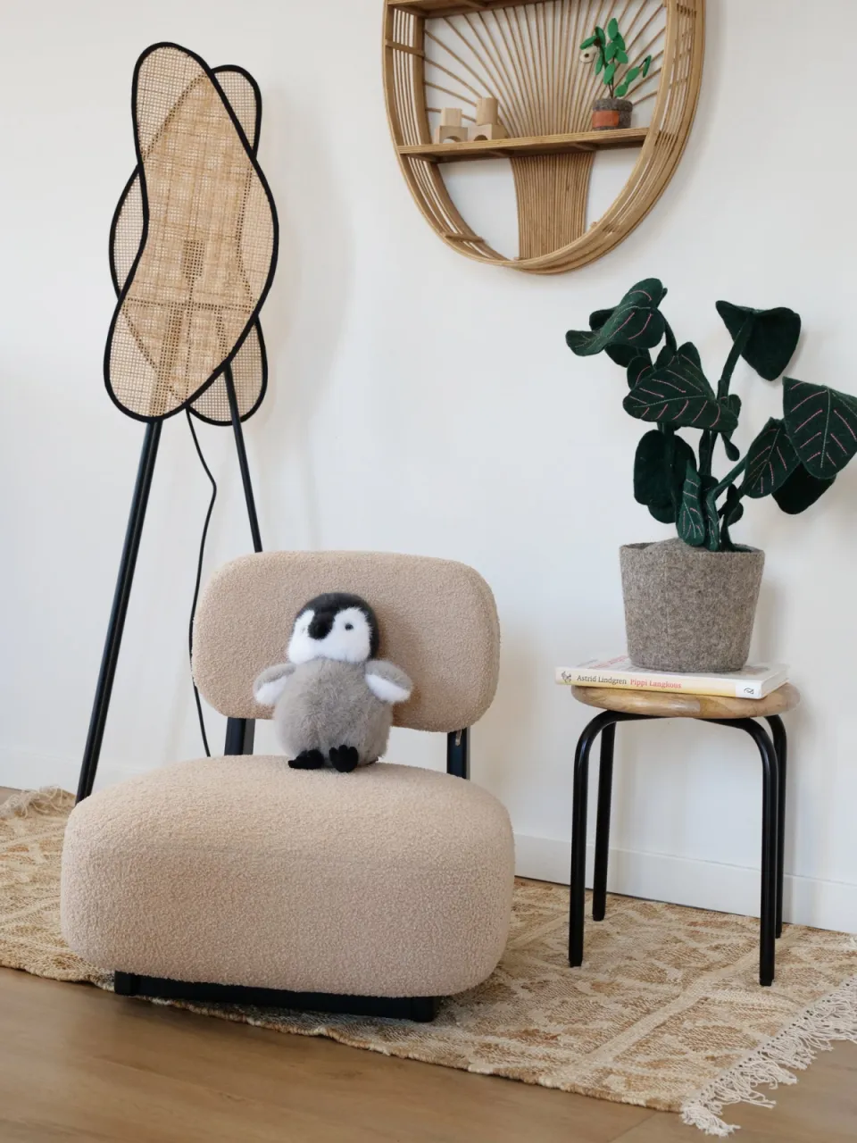 Kidsdepot fauteuil Brad - wit - kinderstoel, foto 2