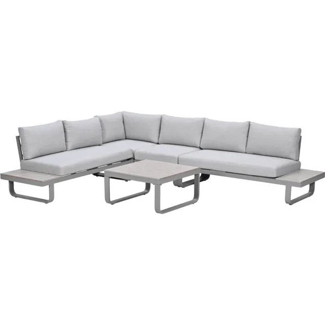 Garden Impressions Diego loungeset 5-delig - taupe - valley sand