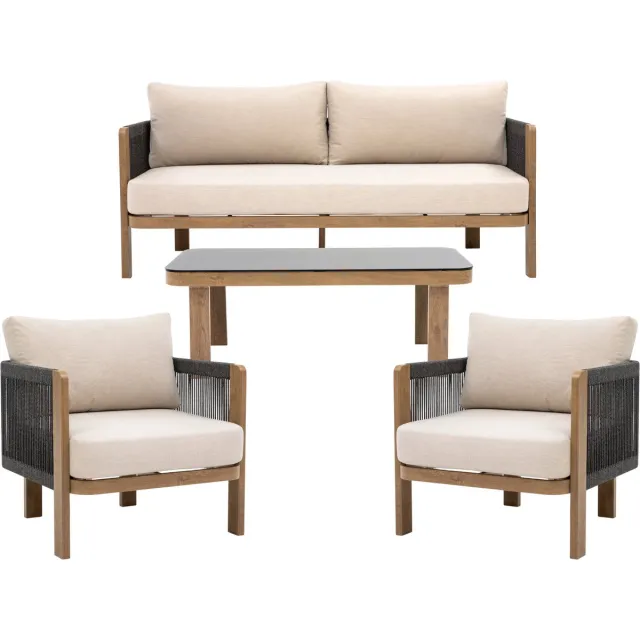 SenS-Line Palermo loungeset Bruin