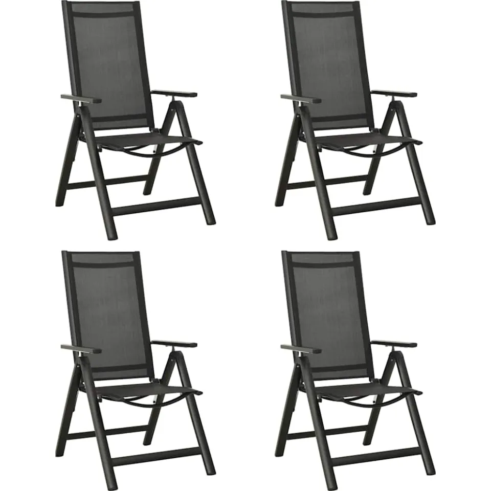 vidaXL 5-delige Tuinset aluminium antracietkleurig, foto 4
