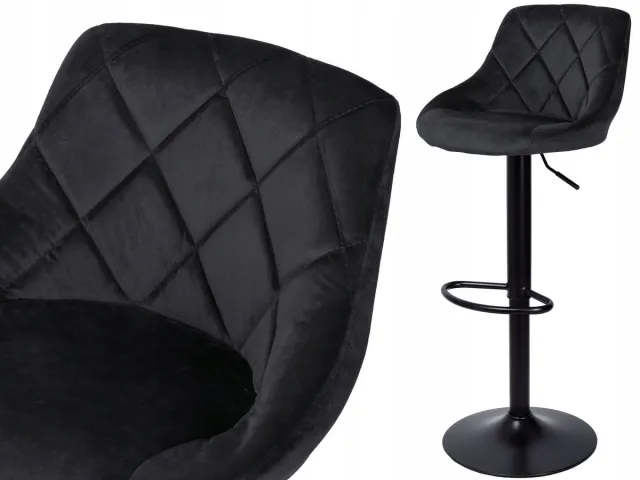 eHokery Luxe Velours Hoker Cydro - Verstelbaar, Draaibaar, Zwart