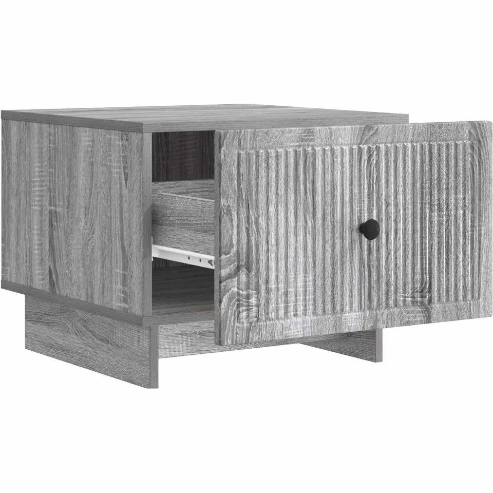 vidaXL Salontafel Grijs sonoma 49 x 50 x 40 cm Bewerkt hout, foto 4