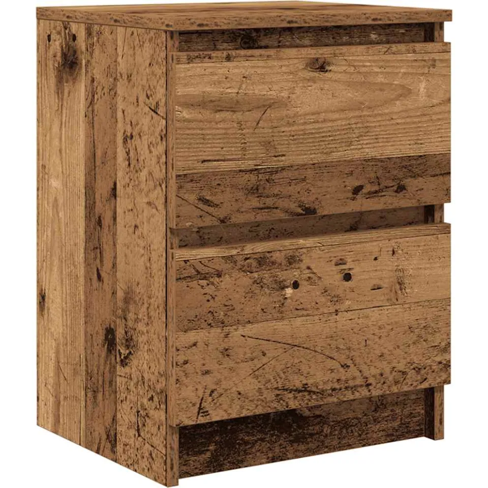 vidaXL Tv-meubel 40x35x54 cm spaanplaat oud hout bruin