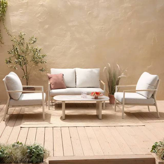 NOUS Garden loungeset Bolonga grijs, foto 2