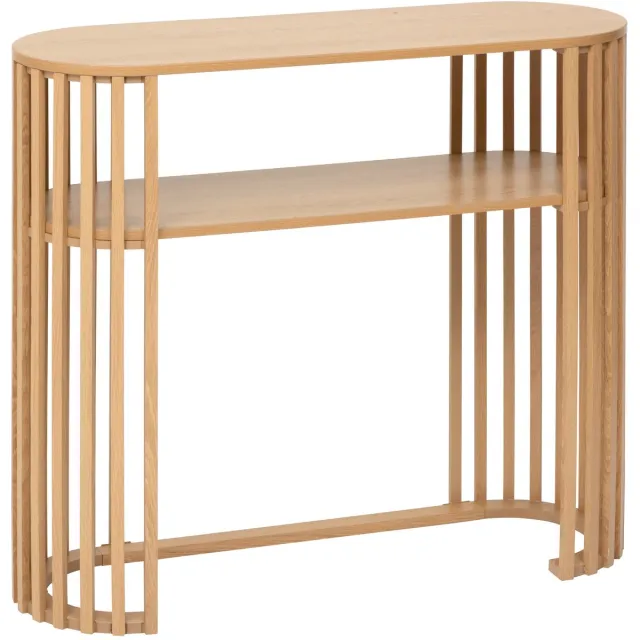 5 Five Simply Smart 5Five Slat Consoletafel - 100x36x85cm - Bruin