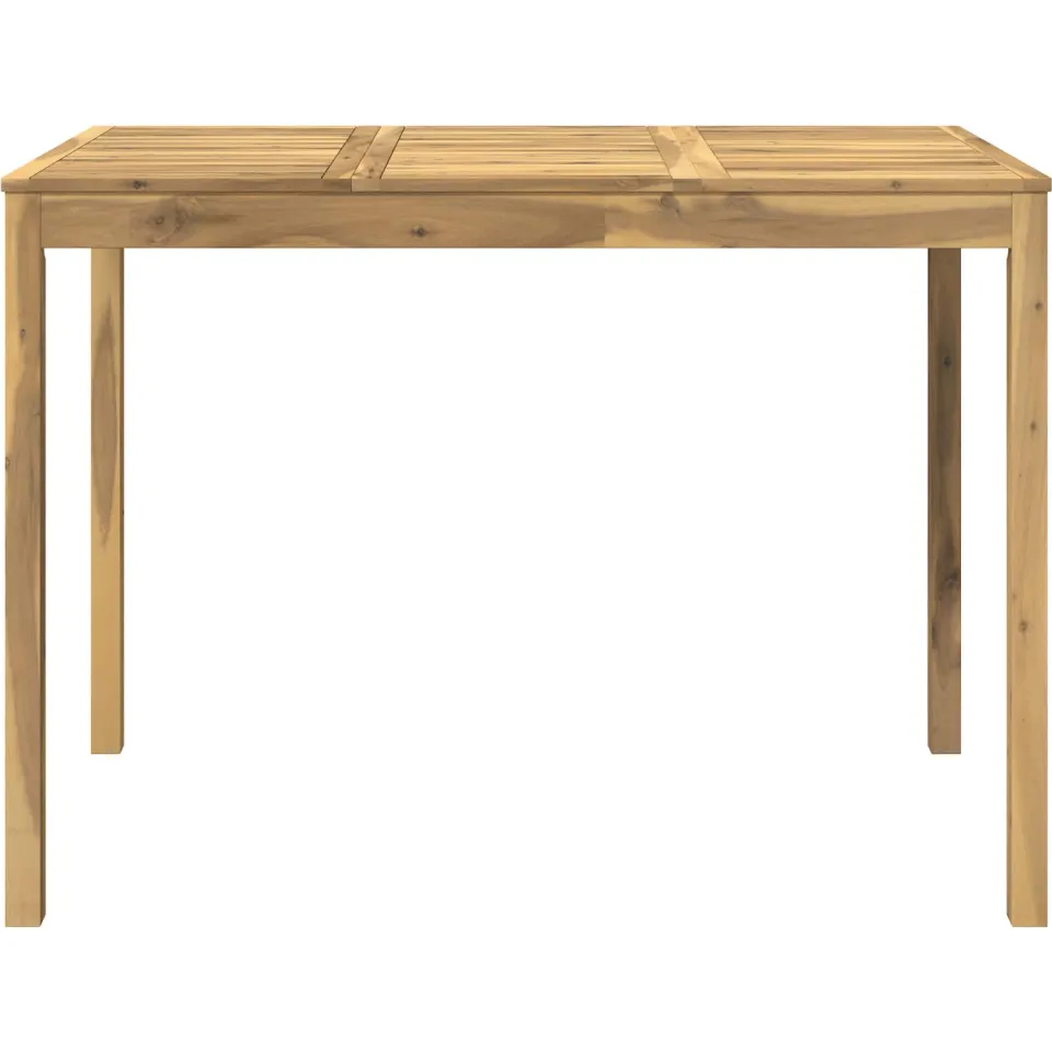 vidaXL Tuinbar Tafel LAREN Witgewassen 147 x 88,5 x 105 cm Bruin
