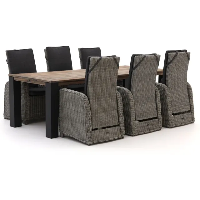 Intenso Furniture Intenso Umbria/ROUGH-X 240cm dining tuinset 7-delig verstelbaar bruin, foto 2