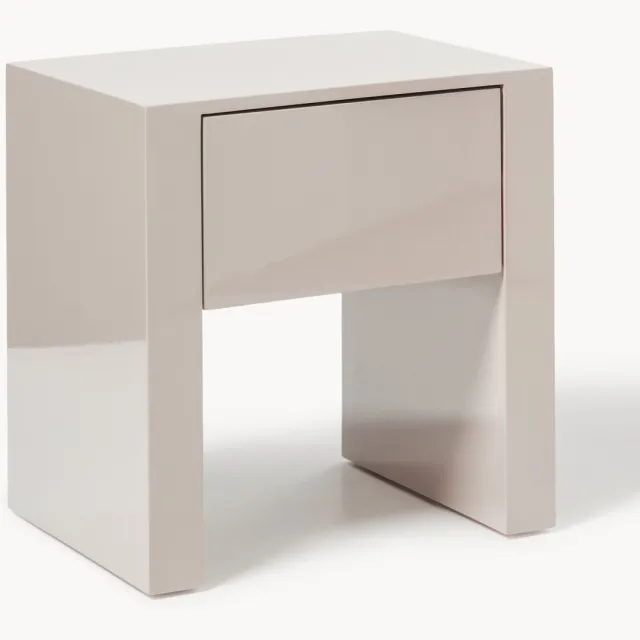 Westwing Collection Nachtkastje Liv Beige