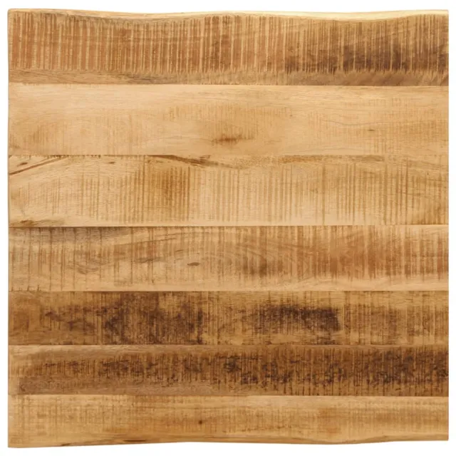 vidaXL Tafelblad met natuurlijke rand 60x60x3,8 cm massief mangohout Bruin