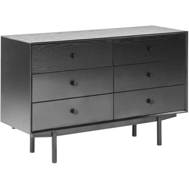 Beliani ALCESTER - Ladekast - Zwart - MDF