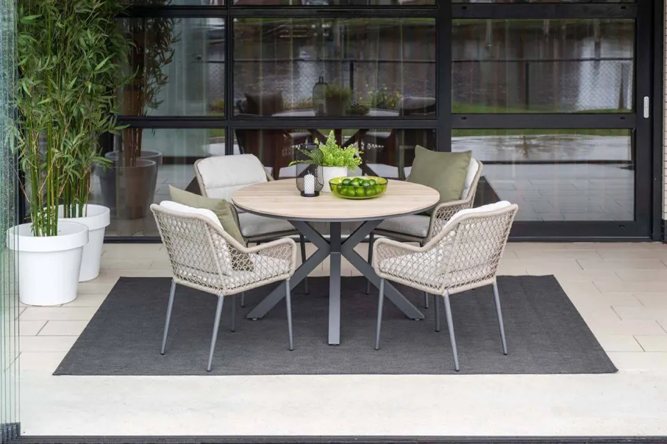 Garden Impressions Toledo dining fauteuil taupe, foto 5