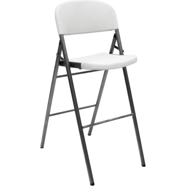 Saro Kunststof Barstoel – 109 cm – Stapelbaar & Stevig – Voor Horeca, Terras & Event – Bestel nu! wit