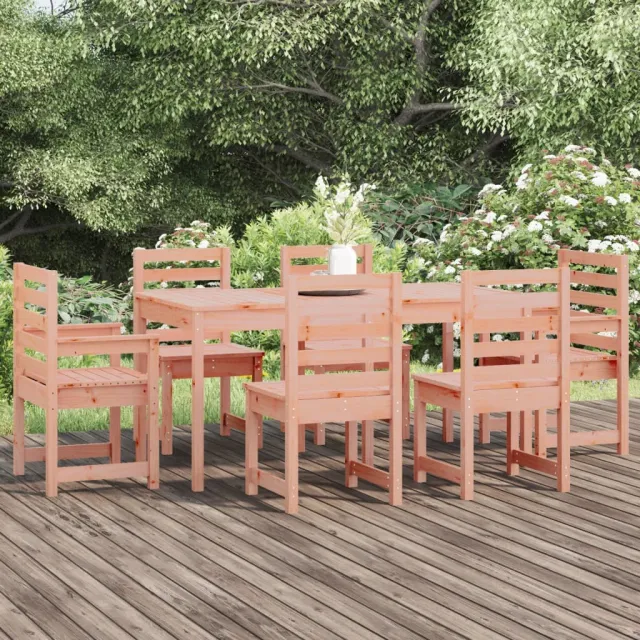 vidaXL 7-delige Tuinset massief douglashout bruin, foto 2