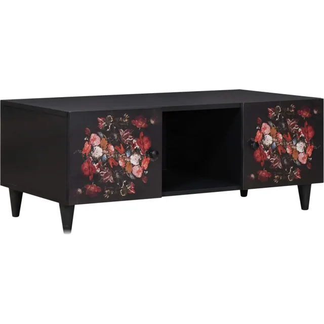 vidaXL Salontafel Multikleur 100 x 54 x 40 cm Massief Mango Hout Meerkleurig