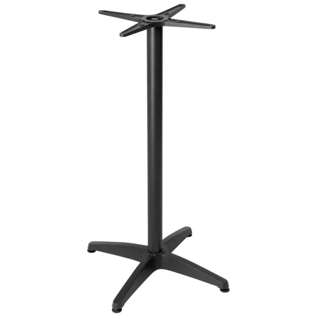 PULSIVA Stafelzuil Past aluminium; 66x66x108 cm (BxLxH); zwart