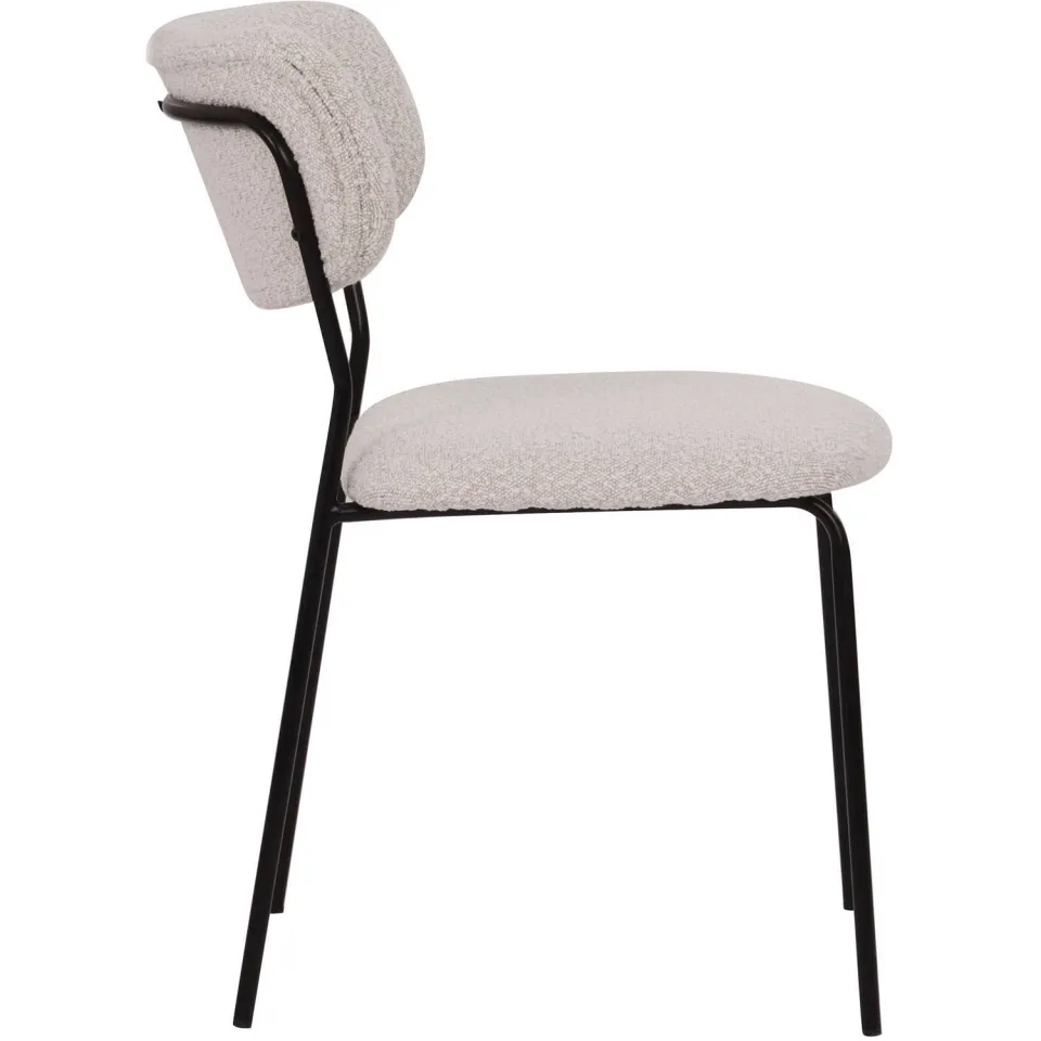 Housecraft Living eetkamerstoel Leah off white, foto 4