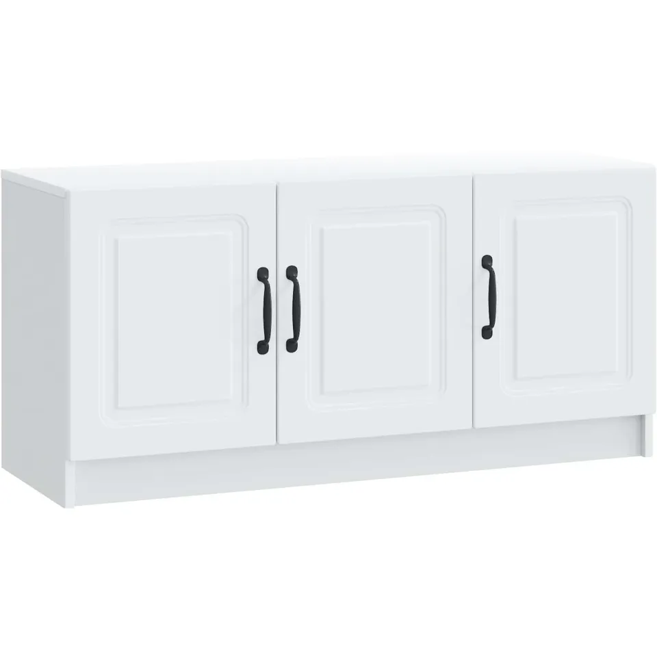 vidaXL TV-kast Wit 99 x 34,5 x 47 cm Bewerkt hout