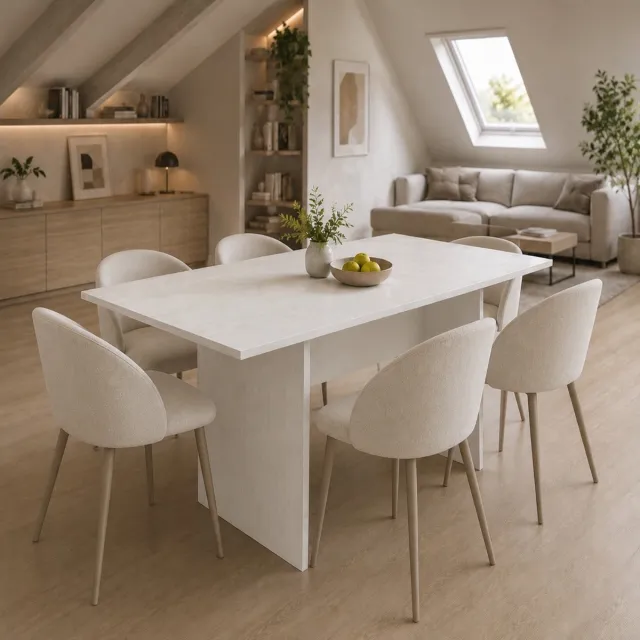 White Stone The White Stone Uitschuifbare Witte Consoletafel Ruimtebesparend | Transformeerbare Tafel met Opbergplank | Vouwtafel voor Keuken Woonkamer Hal 120x35/70x76 cm Bianco