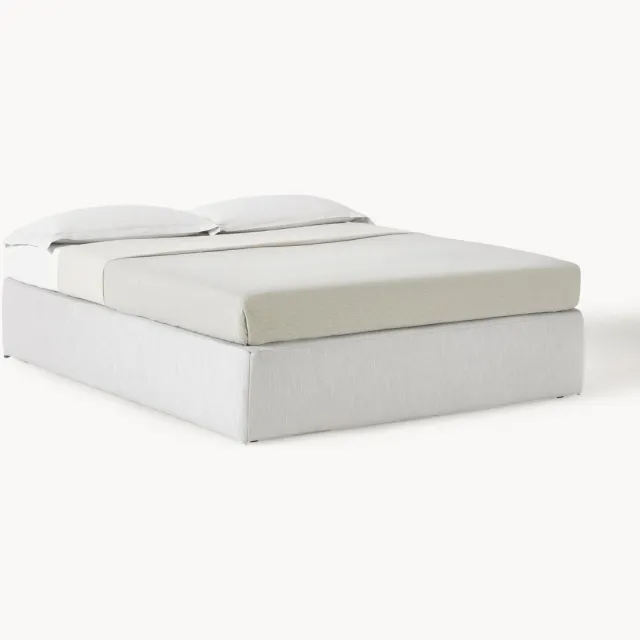 Westwing Collection Boxspringbed Enya Grijs