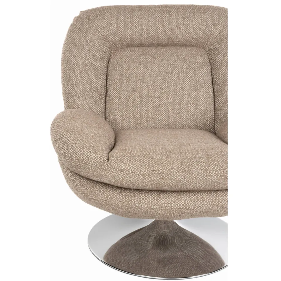 Housecraft Living draaifauteuil Romy bruin, foto 8