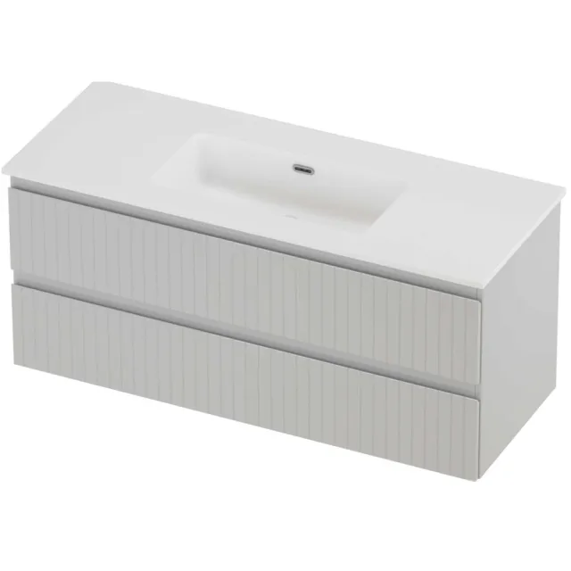 Proline Tribute Badmeubelset Porselein Elegant 120x46x54 cm Mat White Glans Wit