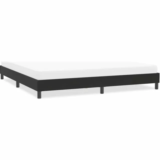 vidaXL Bedframe zonder matras 200x220 cm fluweel zwart