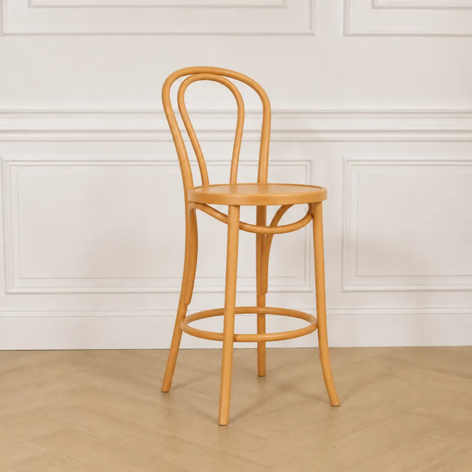Fameg Vienna Thonet No. 18 houten barkruk naturel - 65 cm, foto 3