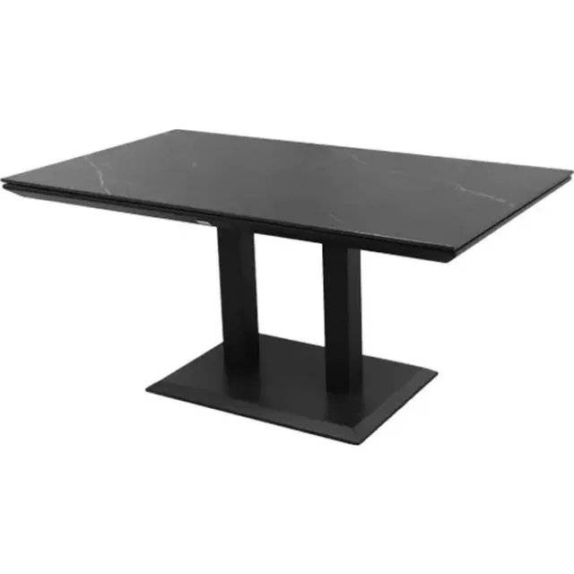 Trestino Perugia Tuintafel Antraciet - 140x80 cm tweekleurig