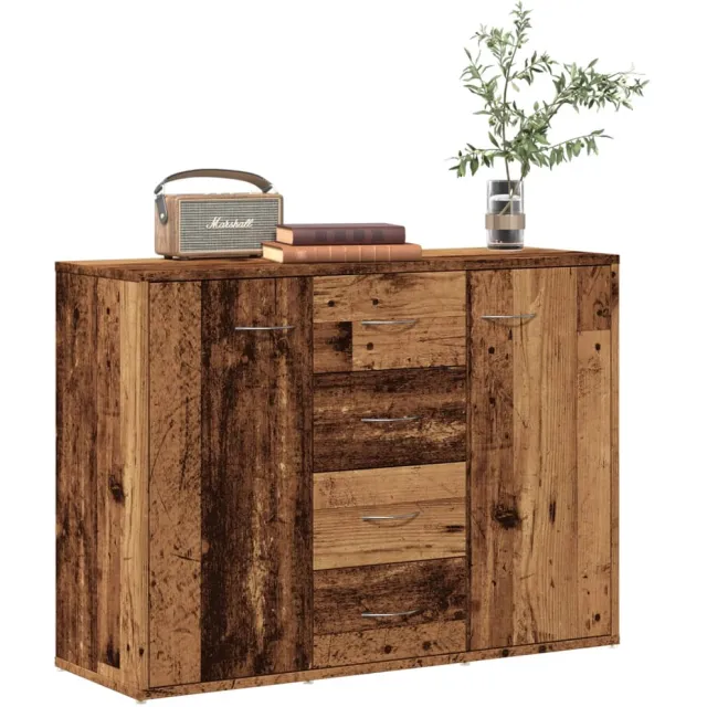 vidaXL Dressoir 88x30x64 cm bewerkt hout oud houtkleurig Bruin