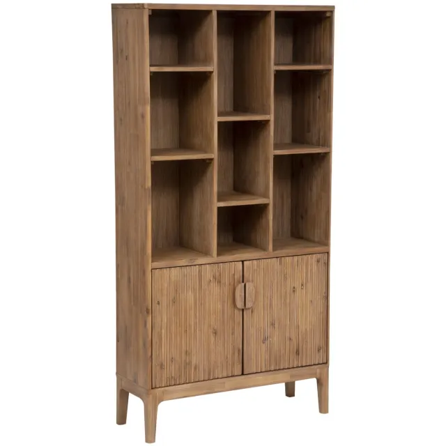 Atmosphera Créateur d'intérieur® Boekenkast van acaciahout SABOR Beige moyen