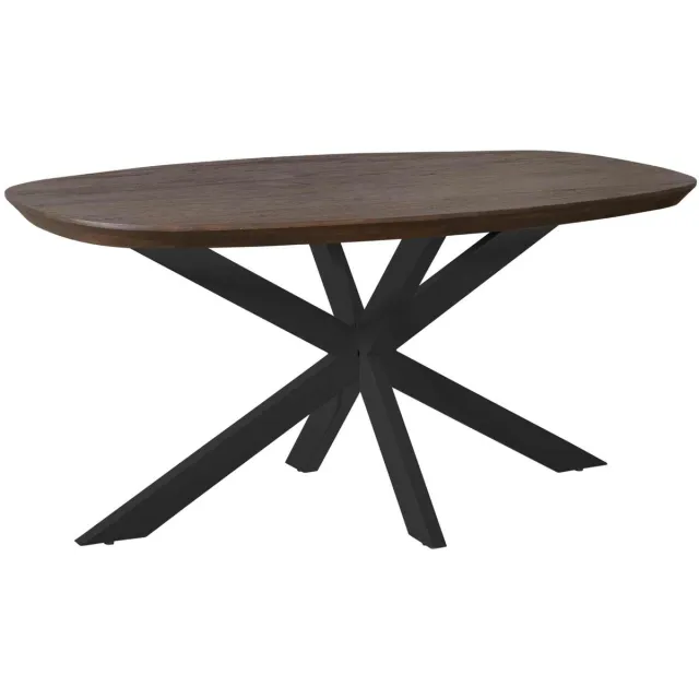 Starfurn Eettafel Madison - Zwart - 90x160x76 cm