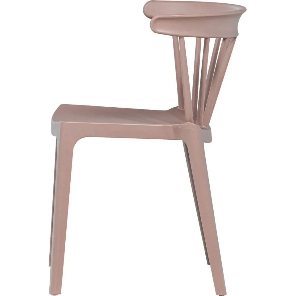 WOOOD Bliss Tuinstoelen - Kunststof - Jadegroen - Set van 2 salmon pink, foto 5