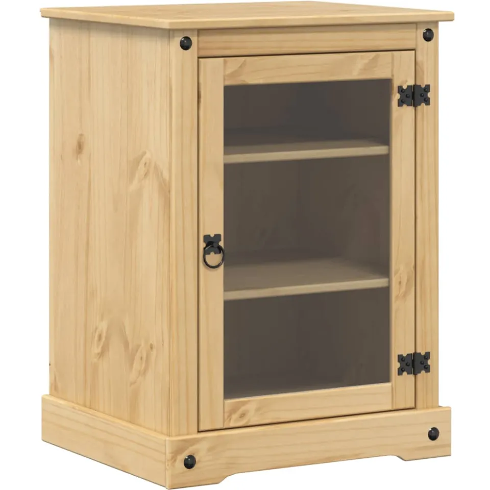 vidaXL Hifi-meubel Corona 60x50x82 cm massief grenenhout bruin, foto 3