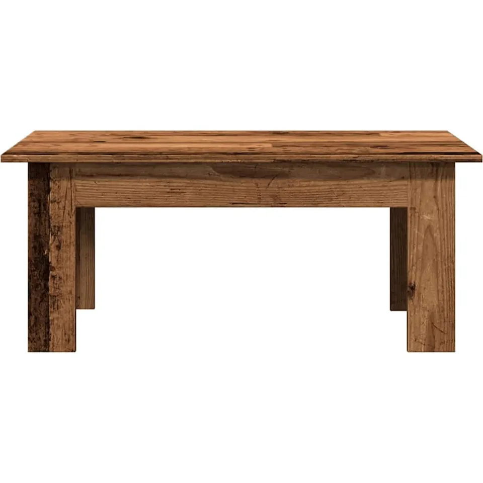 vidaXL Salontafel 100x60x42 cm bewerkt hout oud houtkleurig Bruin